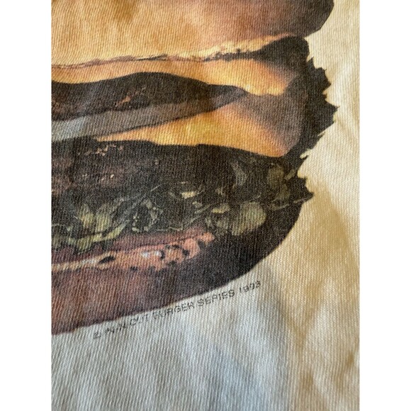 90'S IN-N-OUT BURGER Single Stitch T-Shirt Men's Large/X-Large 1993 Back Print - Picture 14 of 16